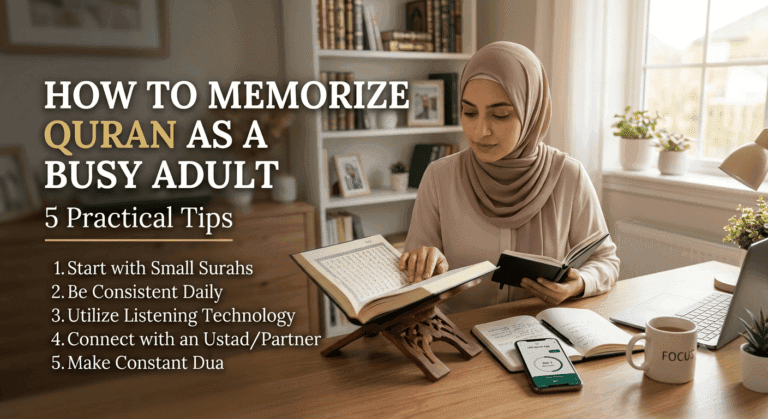 How to Memorize Quran as a Busy Adult — 5 Practical Tips